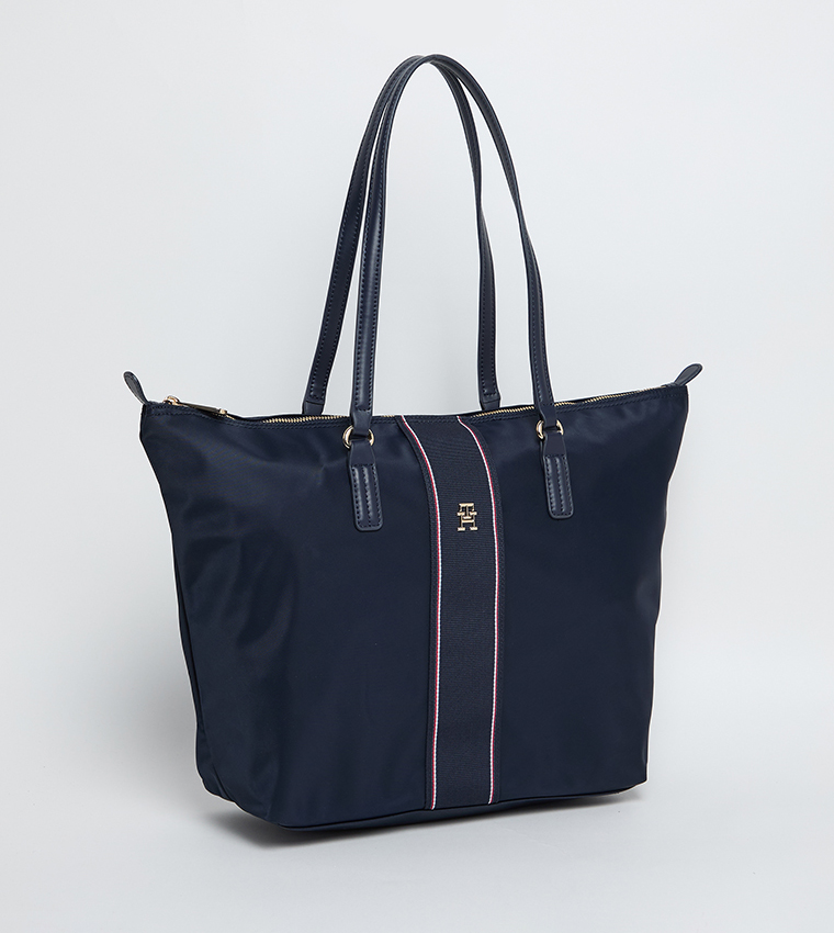POPPY Logo Detail Tote Bag