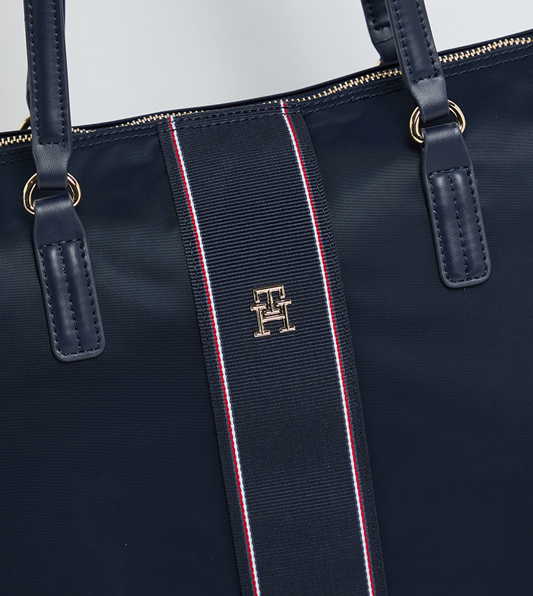 POPPY Logo Detail Tote Bag
