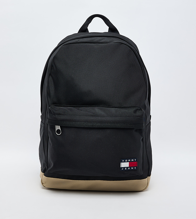 Logo Badge Zip Around Backpack