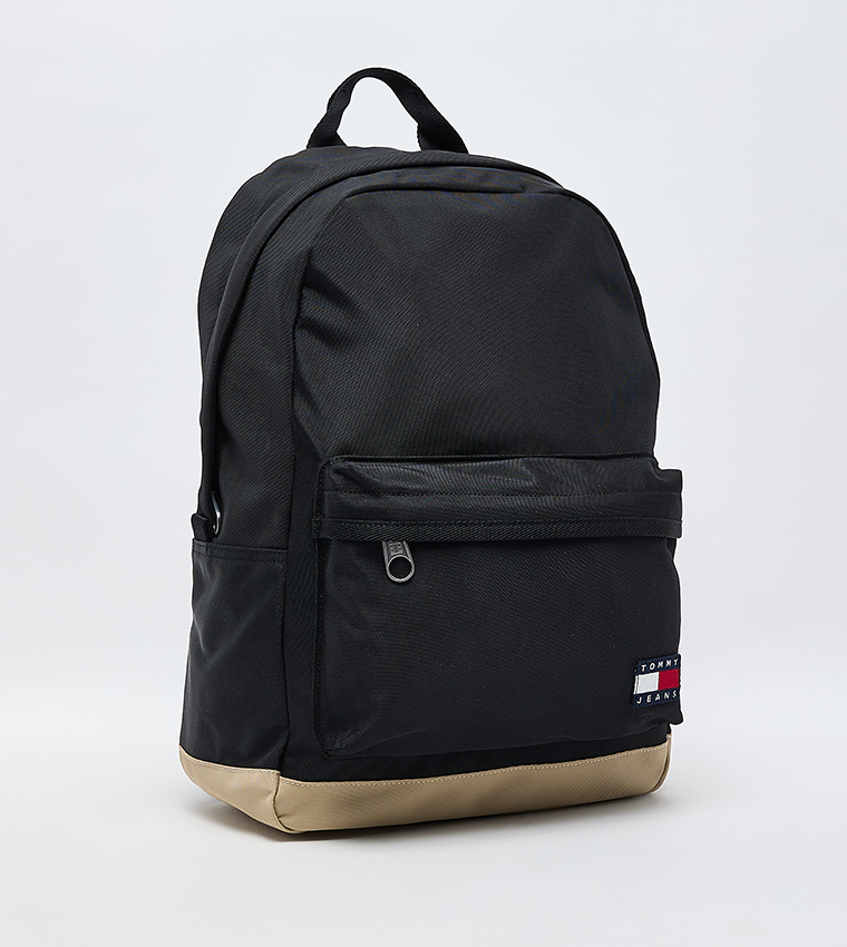 Logo Badge Zip Around Backpack