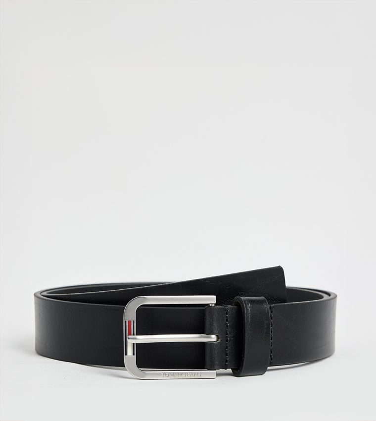 AUSTIN Buckle Closure Leather Belt