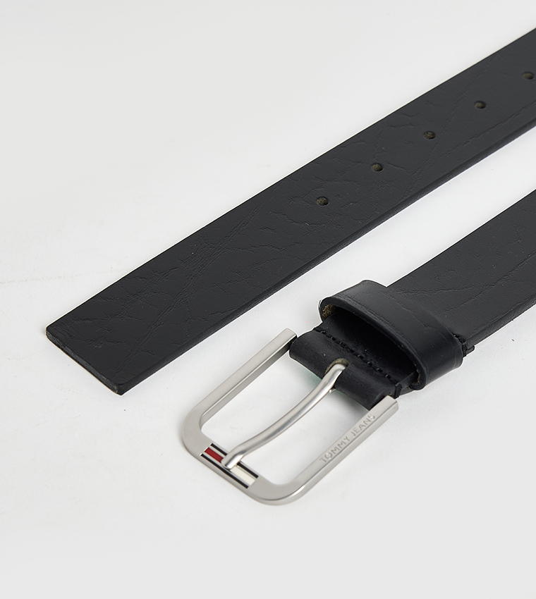 AUSTIN Buckle Closure Leather Belt