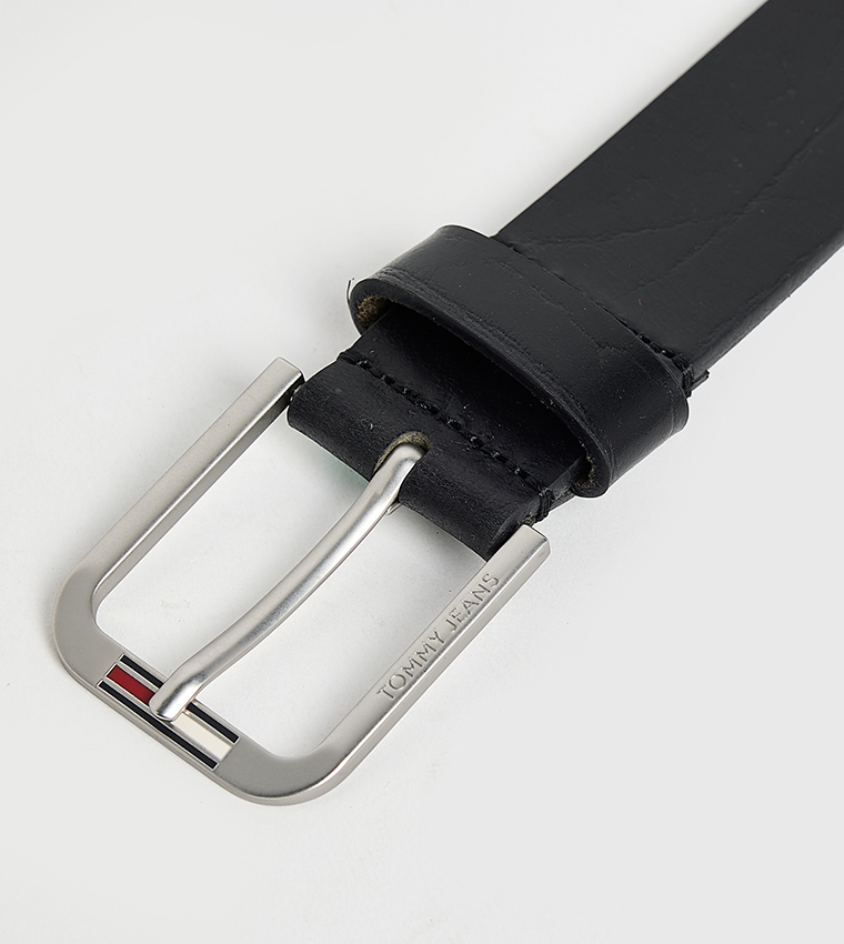 AUSTIN Buckle Closure Leather Belt