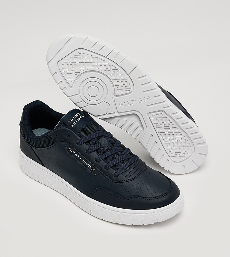 Logo Detail Lace Up Sneakers