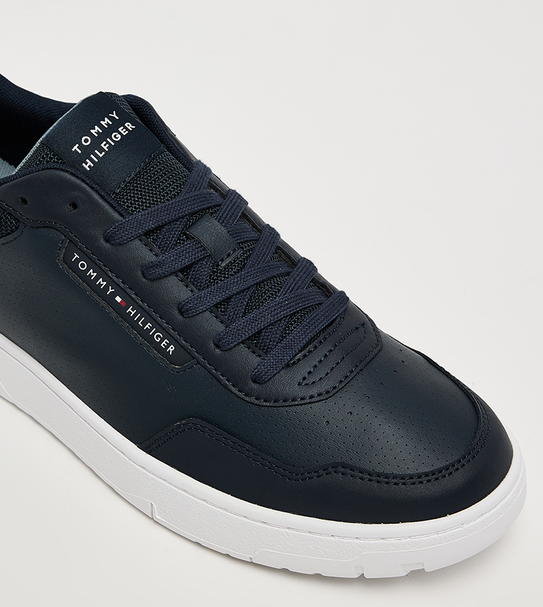 Logo Detail Lace Up Sneakers