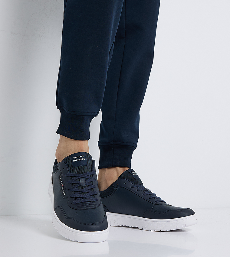 Logo Detail Lace Up Sneakers
