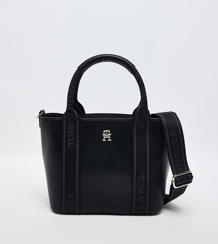 Buy Tommy Hilfiger Logo Detail Mini Tote Bag In Black 6thStreet