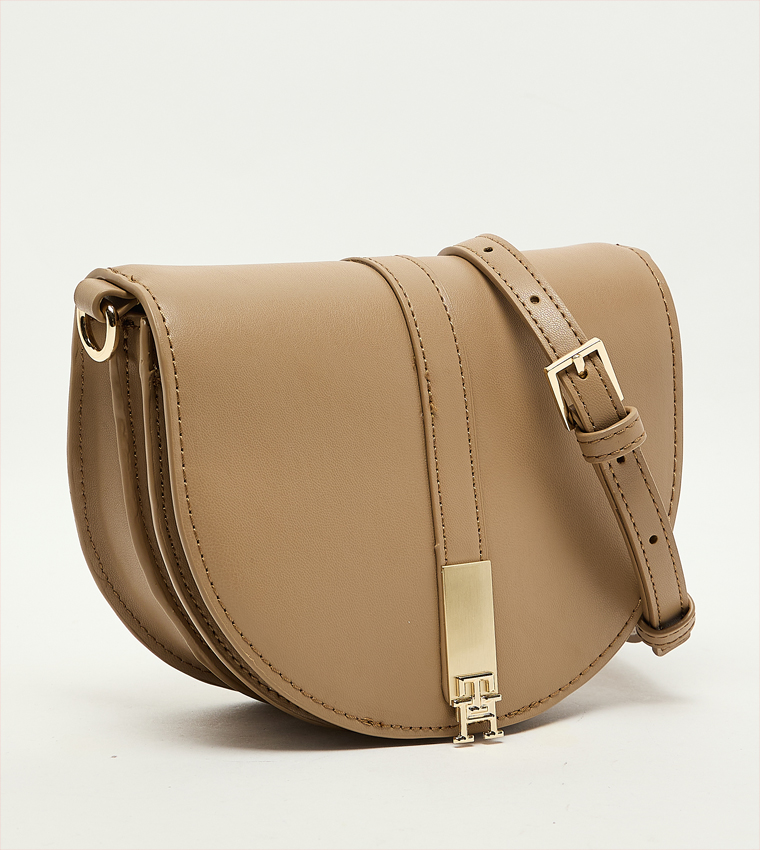 HERITAGE Textured Flap Saddle Bag