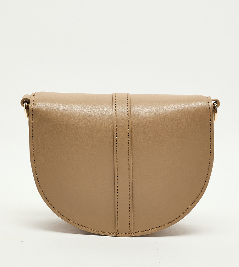 HERITAGE Textured Flap Saddle Bag