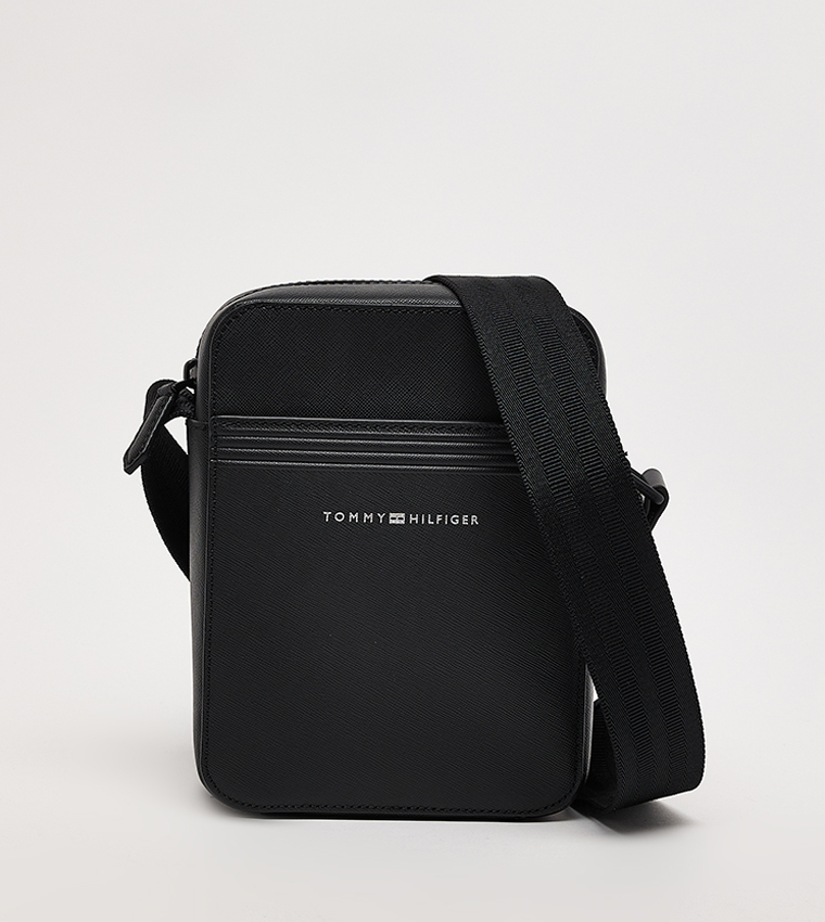 Logo Detail Reporter Bag