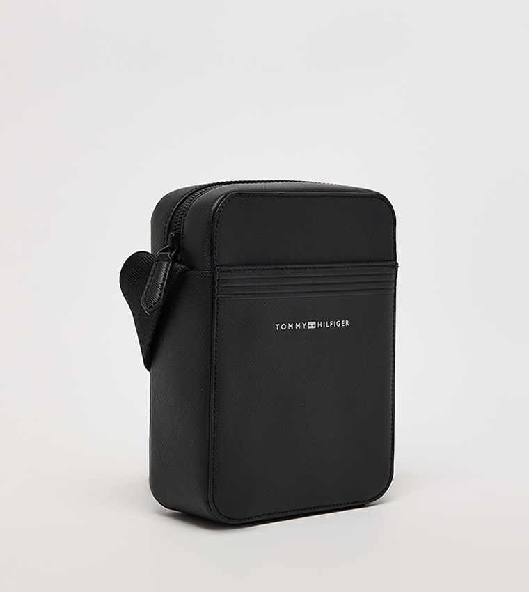 Logo Detail Reporter Bag