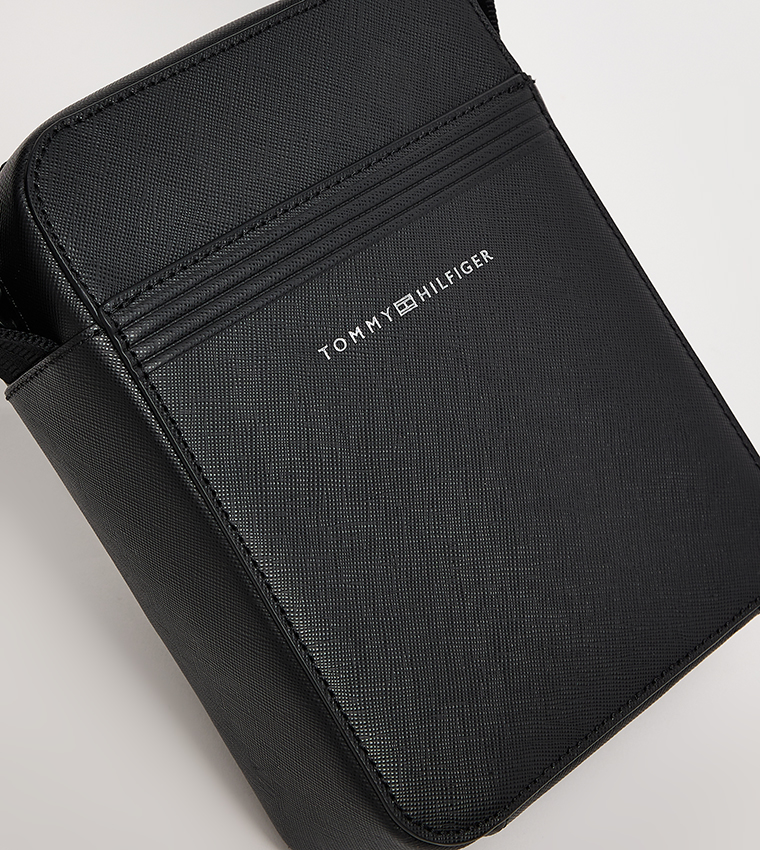 Logo Detail Reporter Bag