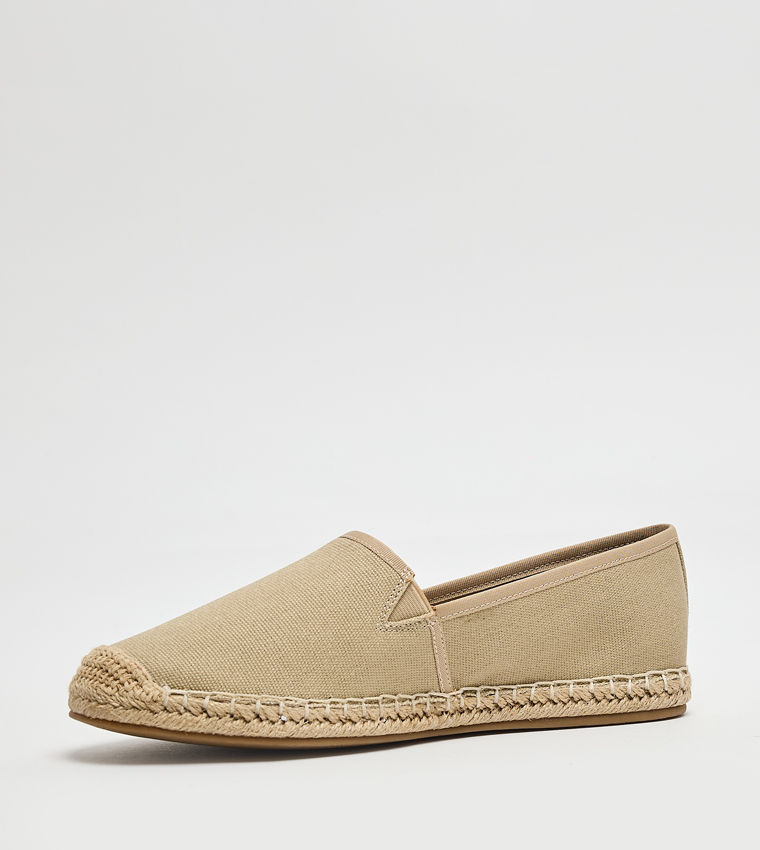 Flag Detail Canvas Espadrilles