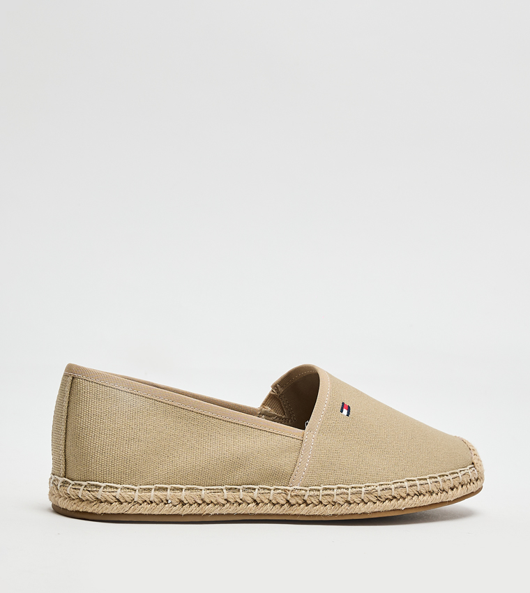 Flag Detail Canvas Espadrilles