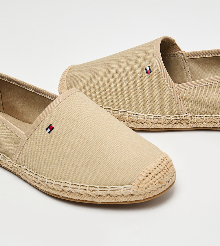 Flag Detail Canvas Espadrilles
