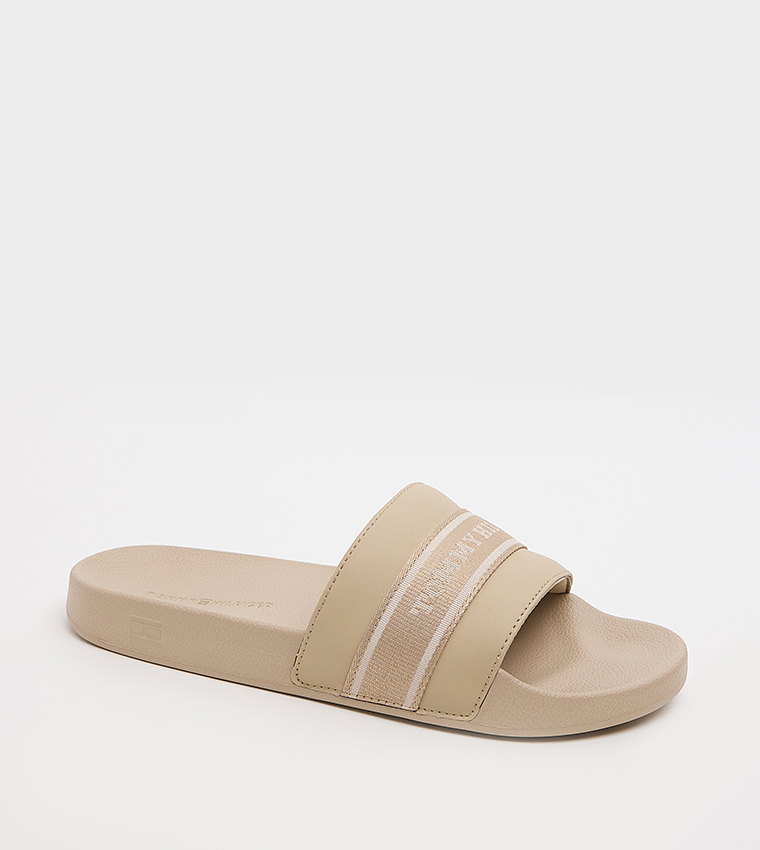 Logo Label Open Toe Slides