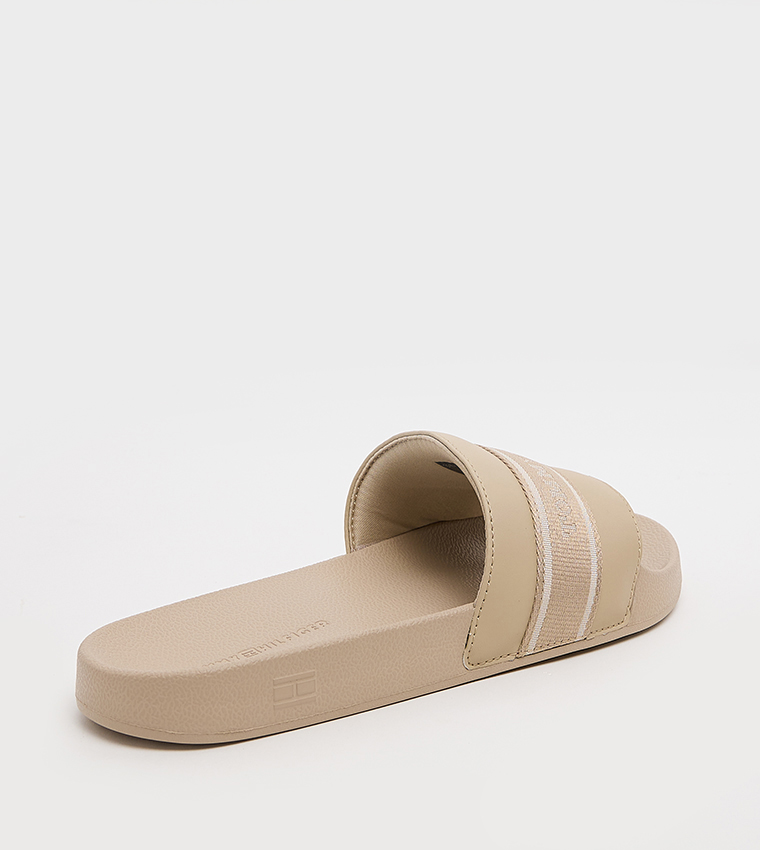 Logo Label Open Toe Slides