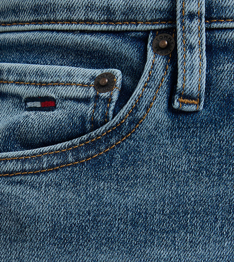 SYLVIA Washed High Waist Flared Jeans