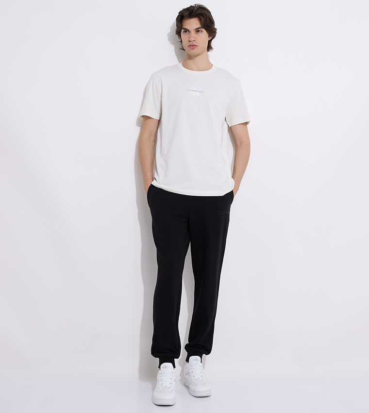 Logo Detail Drawstring Waist Joggers