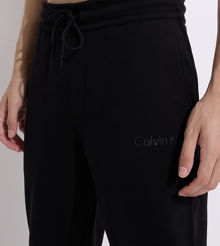 Logo Detail Drawstring Waist Joggers