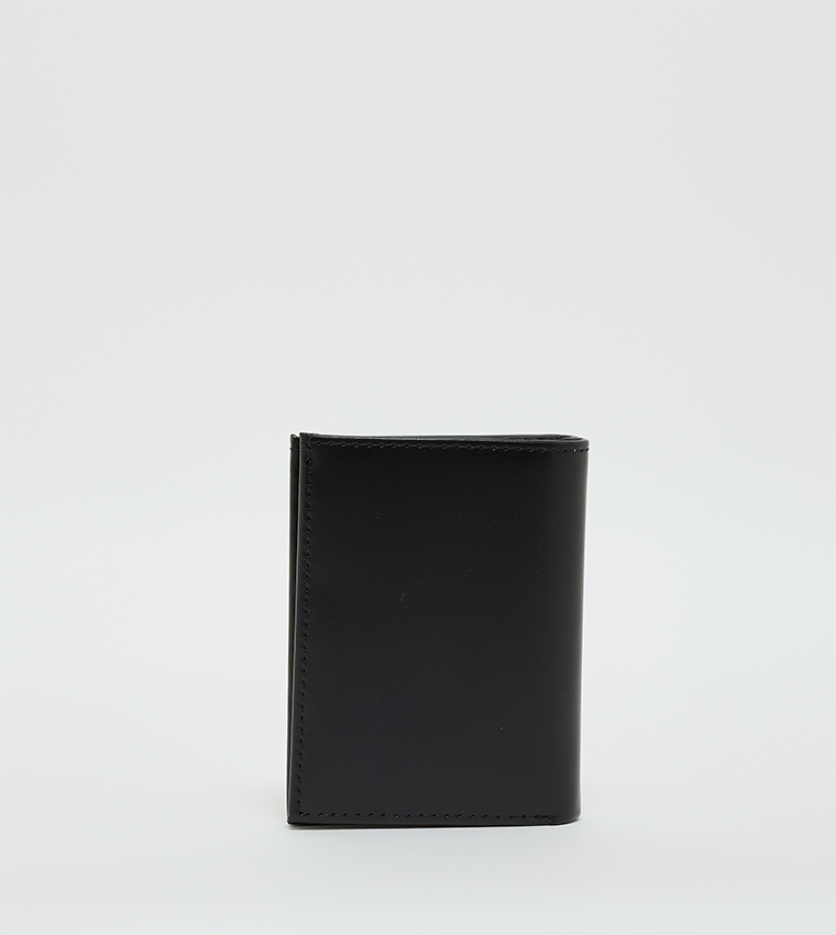 Logo Detail Smooth Bifold Cardholder