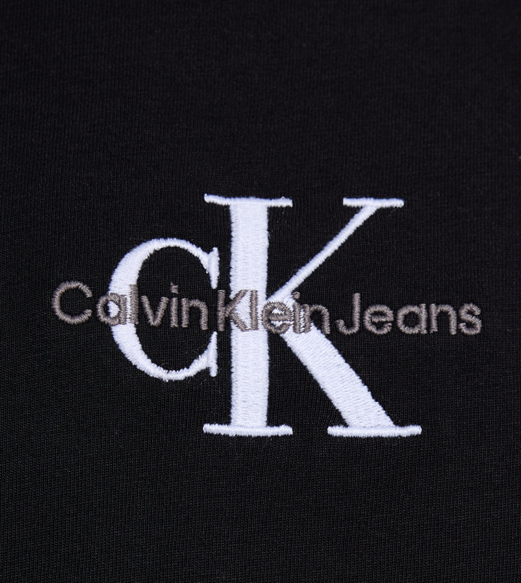 Logo Embroidered Crew Neck T-Shirt