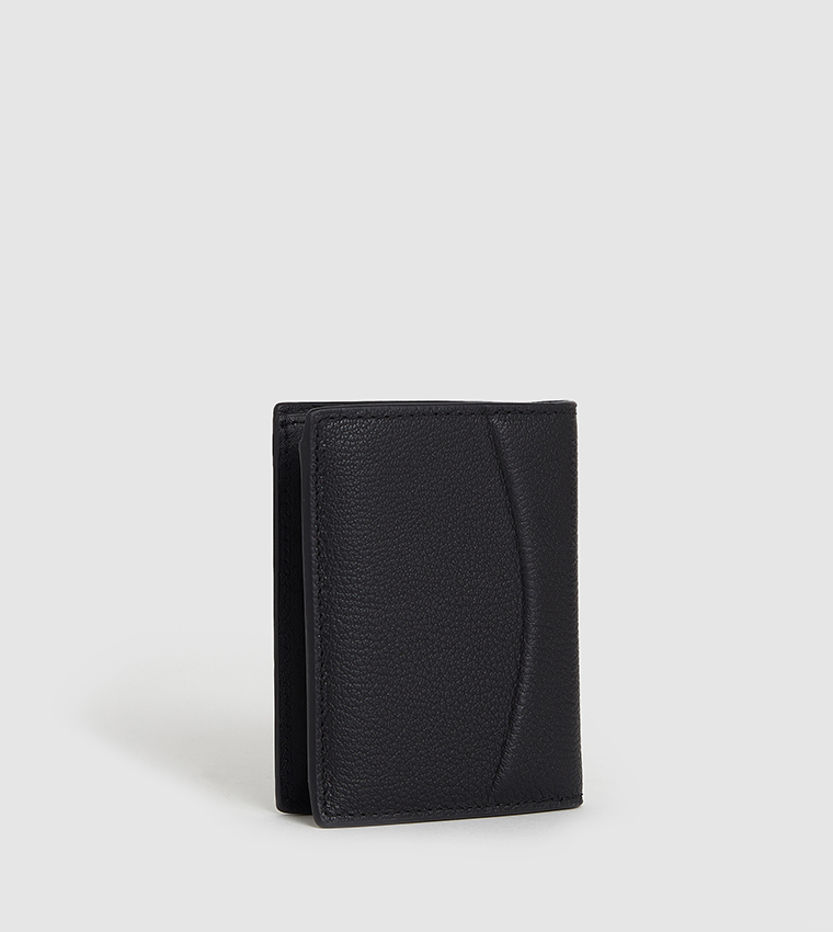 MINIMAL FOCUS Logo Detail Bi-Fold Wallet