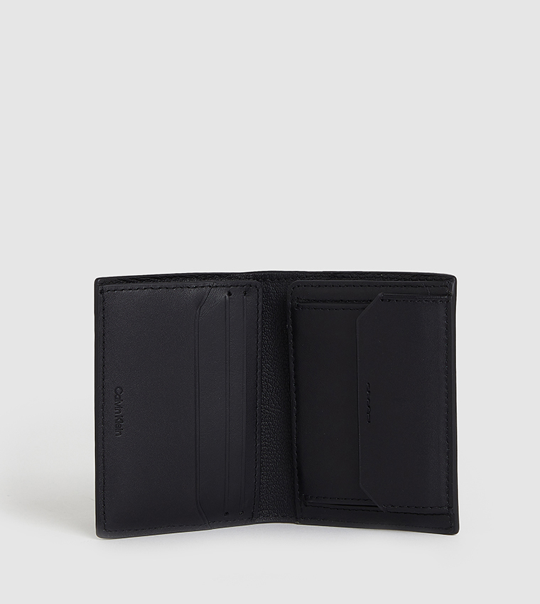 MINIMAL FOCUS Logo Detail Bi-Fold Wallet