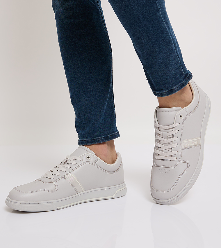 Logo Detail Lace-Up Sneakers