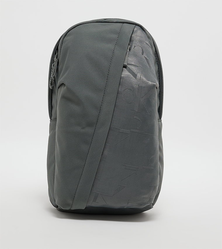 Monogram Detail Zip Around Backpack