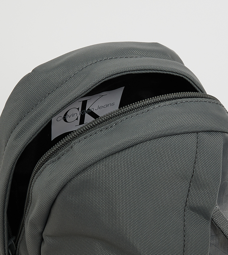 Monogram Detail Zip Around Backpack