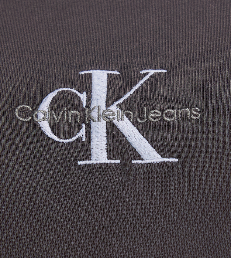 Logo Embroidered Crew Neck T-Shirt