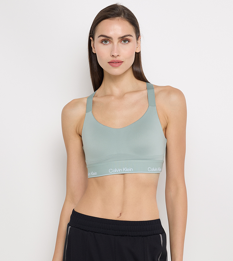Logo Waistband Sports Bra