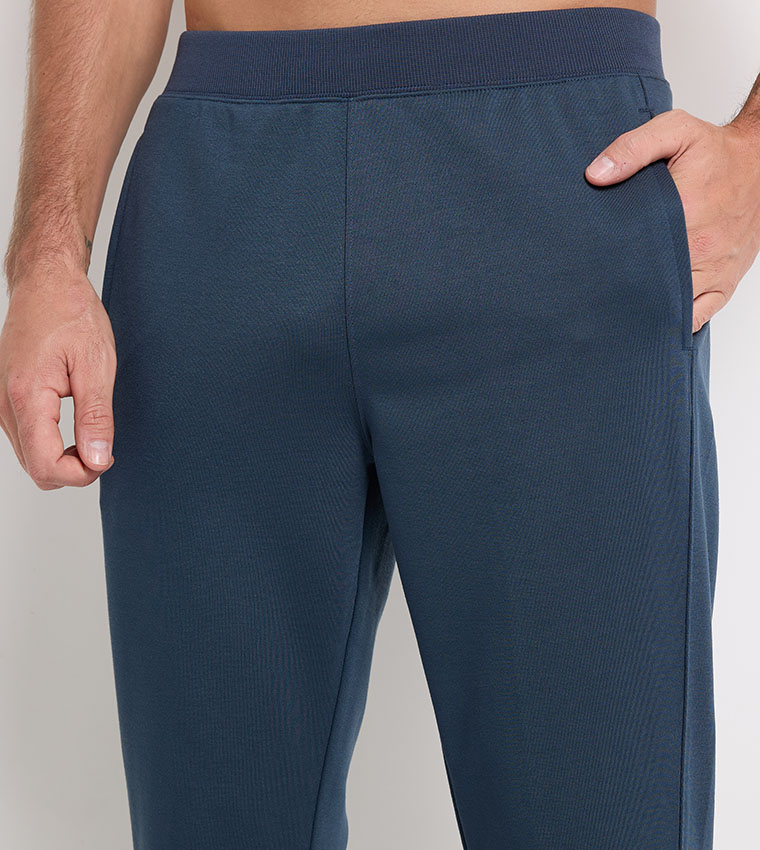 Logo Printed Elastic Waist Joggers