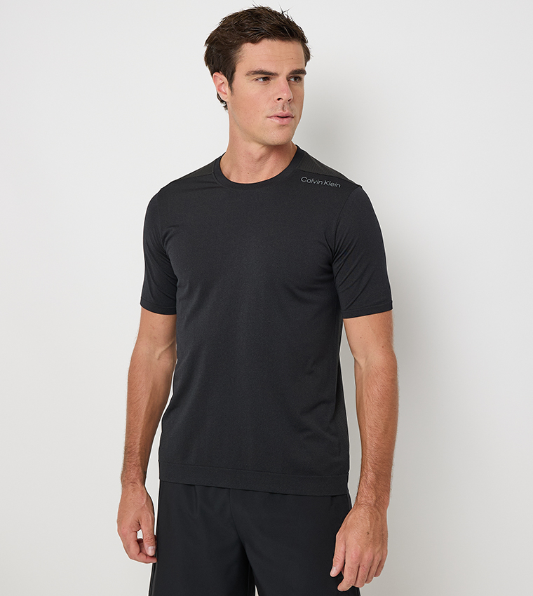 Logo Printed Short Sleeves Active T-Shirt