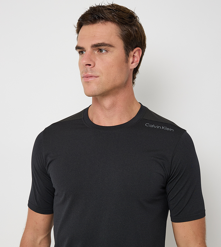 Logo Printed Short Sleeves Active T-Shirt
