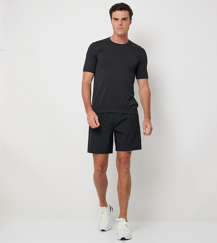Logo Printed Short Sleeves Active T-Shirt