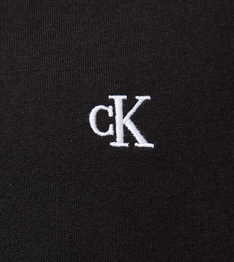 Logo Embroidered Crew Neck T-Shirt
