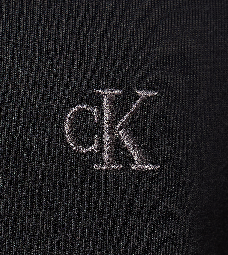 Logo Embroidered Crew Neck T-Shirt