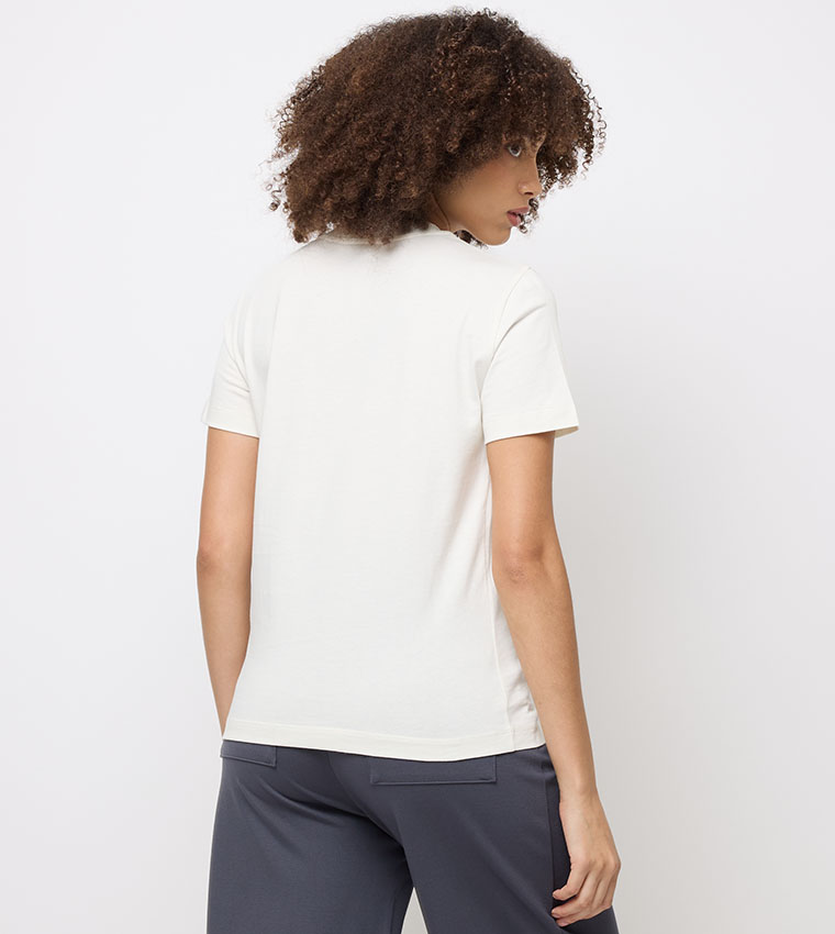 Appliqued Short Sleeves T-Shirt