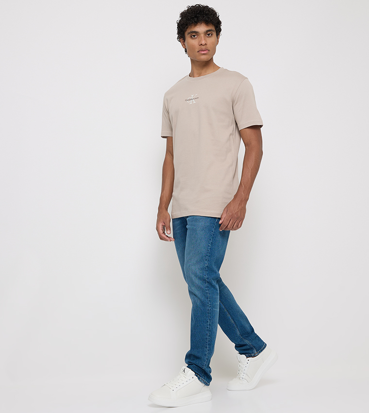 Faded Mid Rise Slim Fit Jeans