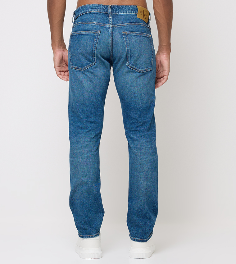 Faded Mid Rise Slim Fit Jeans