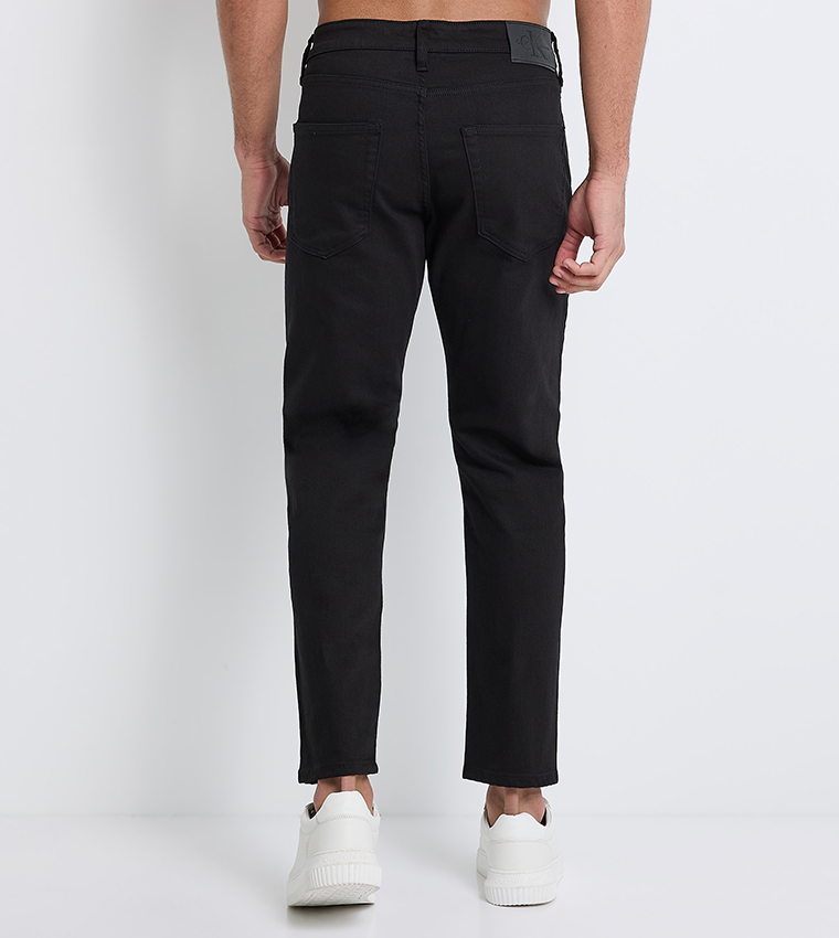 Solid Dad Fit Jeans