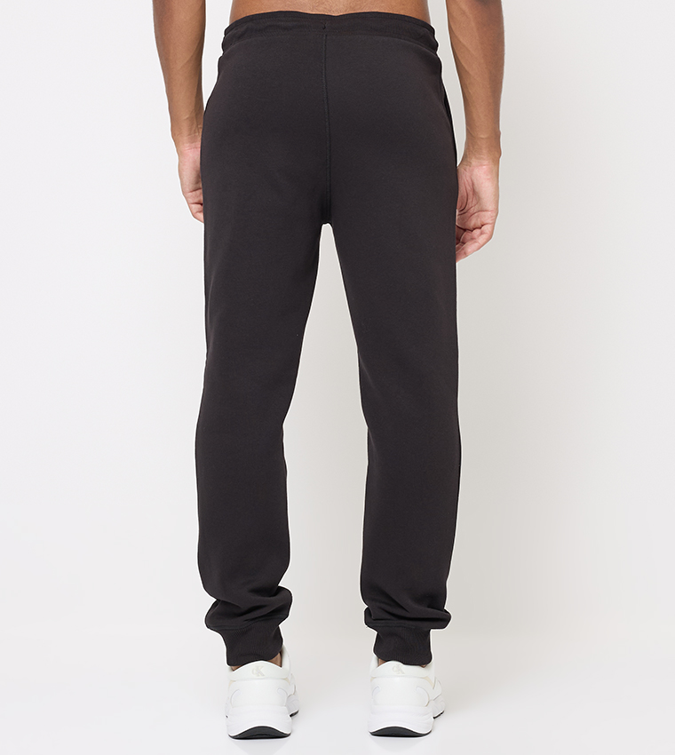 Logo Embroidered Slim Fit Joggers