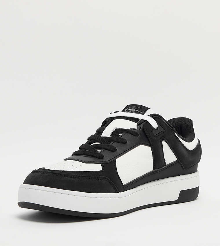 Color Block Lace Up Sneakers
