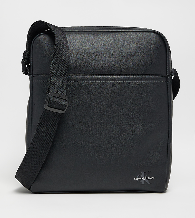 Logo Detail Reporter Bag