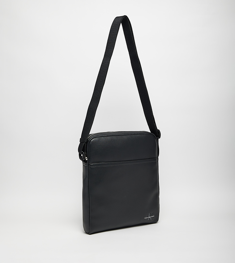 Logo Detail Reporter Bag