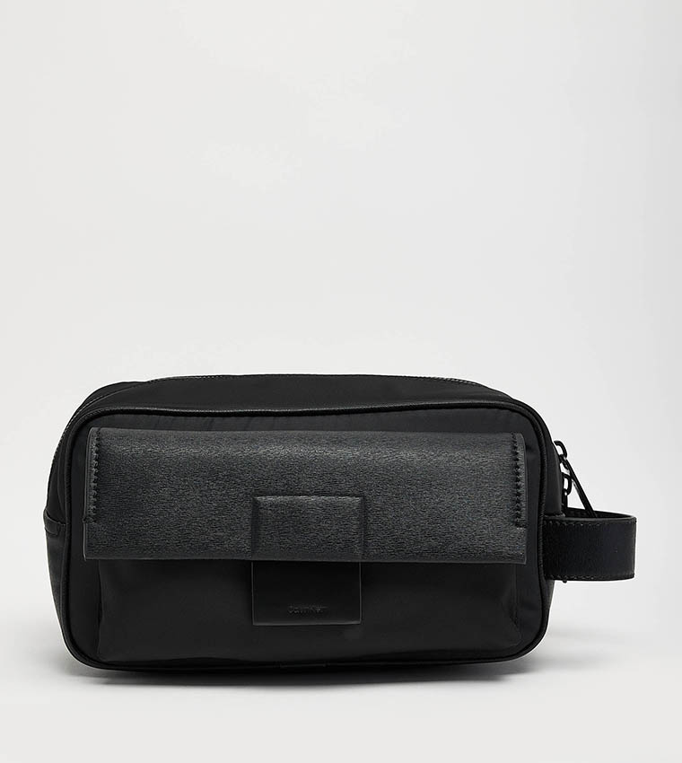 Logo Detail Toiletry Bag