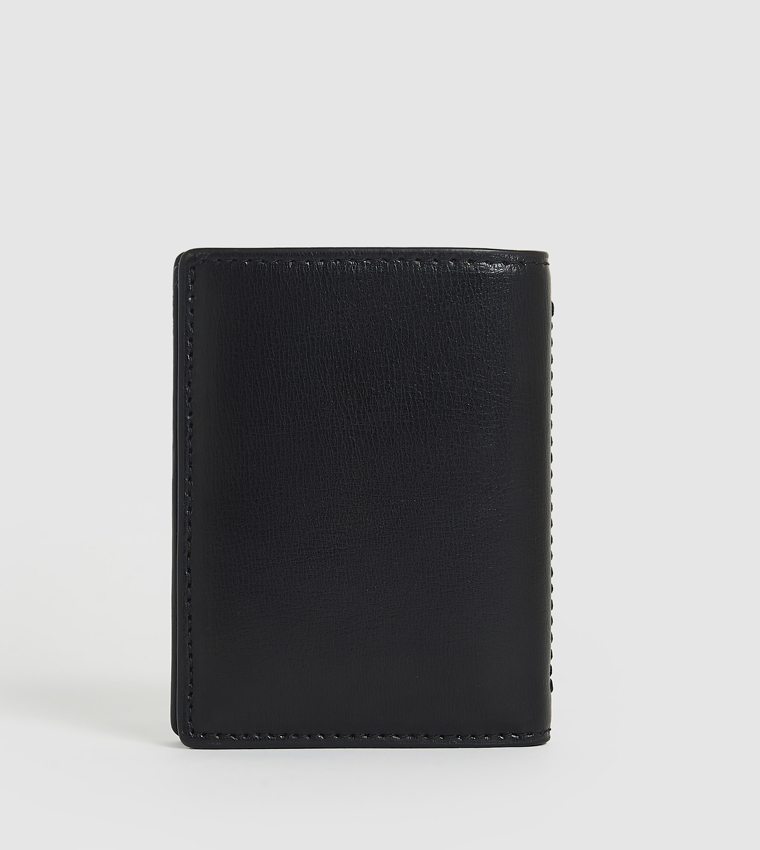Textured Bi-Fold Wallet