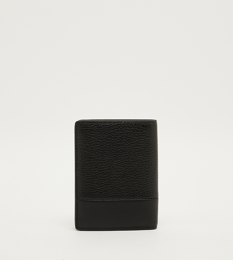 Textured Bi-Fold Wallet